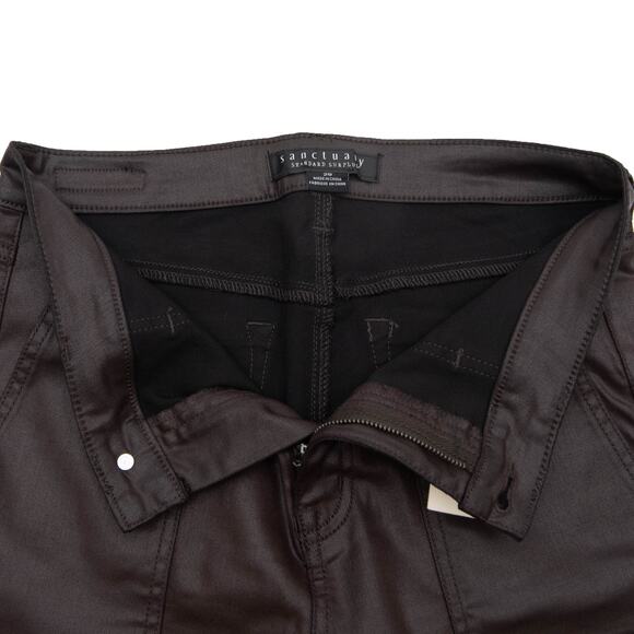 Sanctuary Hayden High Rise Coated Stretch Denim Skinny Pants Size 29 - Picture 6 of 13